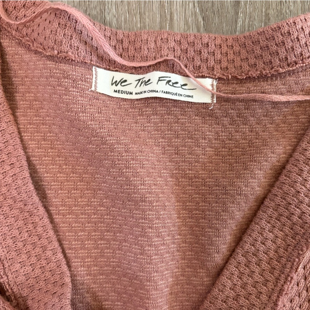 We The Free Crop “Fall for You” Sweater Free People Reversible Cactus Tint - Picture 7 of 13